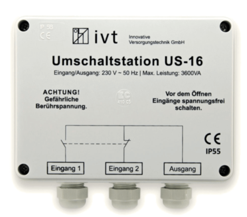 Prioritetskoppling IVT US-16, 230 V AC, 16 A, 3600 VA - Husbilsvloggen