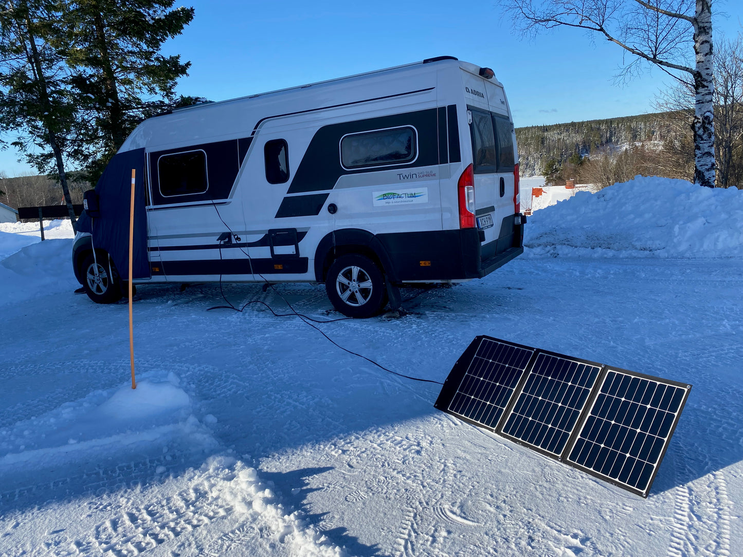 Portabel Solpanel till Husbil, ALLPOWERS 140W med Victron SmartSolar 75/15 MPPT-laddningsregulator - Husbilsvloggen