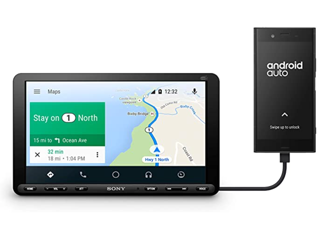 Sony Bilstereo med 9 tums pekskärm, CarPlay, Android Auto, Weblink 2.0, DAB+, inkl. antenn, Bluetooth - Husbilsvloggen