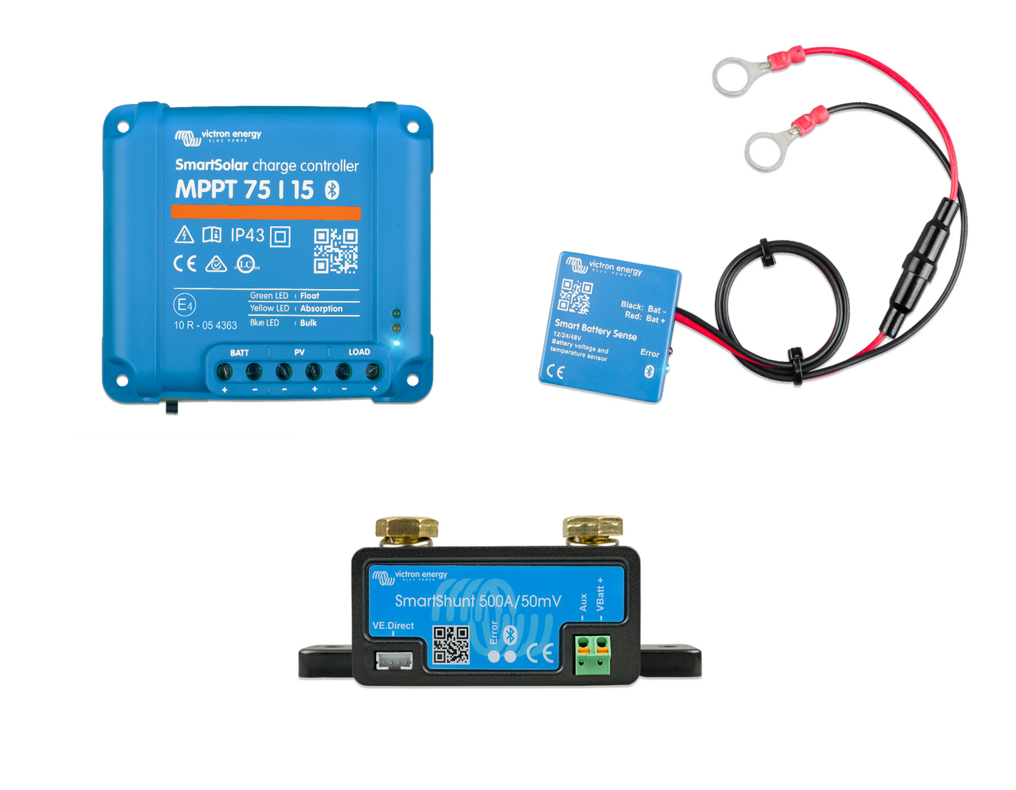 Victron - SmartPaket1 (SmartShunt, SmartSolar, Smart Battery Sense) - Husbilsvloggen