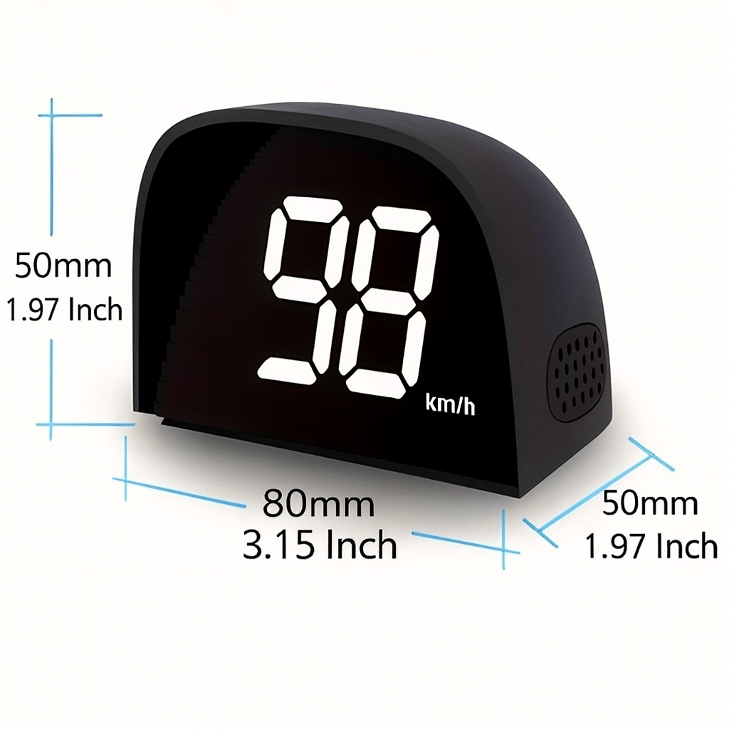 Gps hastighetsmätare mått på produkten