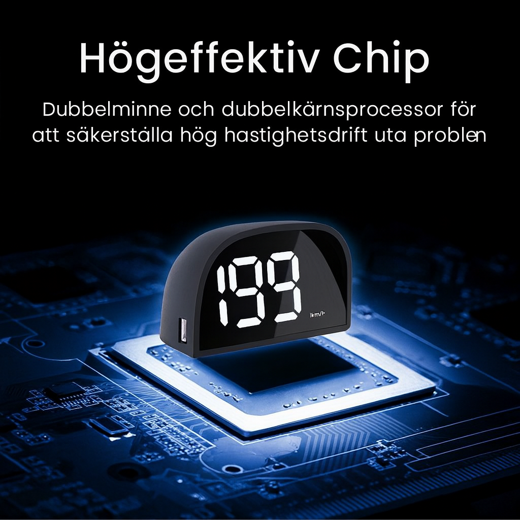 Gps Hastighetsmätare med högeffektiv chip bild