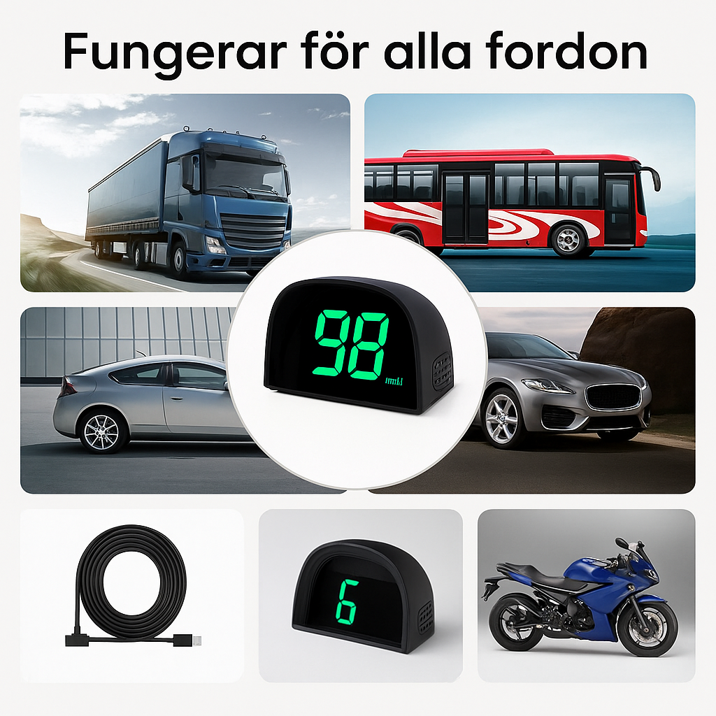 Gps hasitighetsmätare som fungerar för alla fordonsbild.