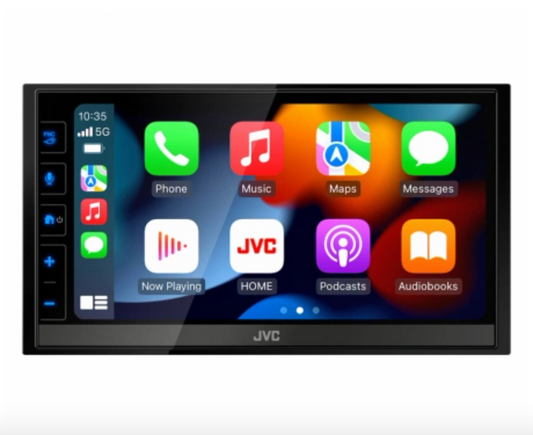 JVC KW-M785DBW, bilstereo med trådlös CarPlay & Android Auto