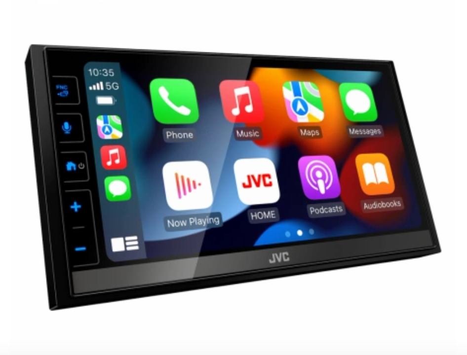 JVC KW-M785DBW, bilstereo med trådlös CarPlay & Android Auto